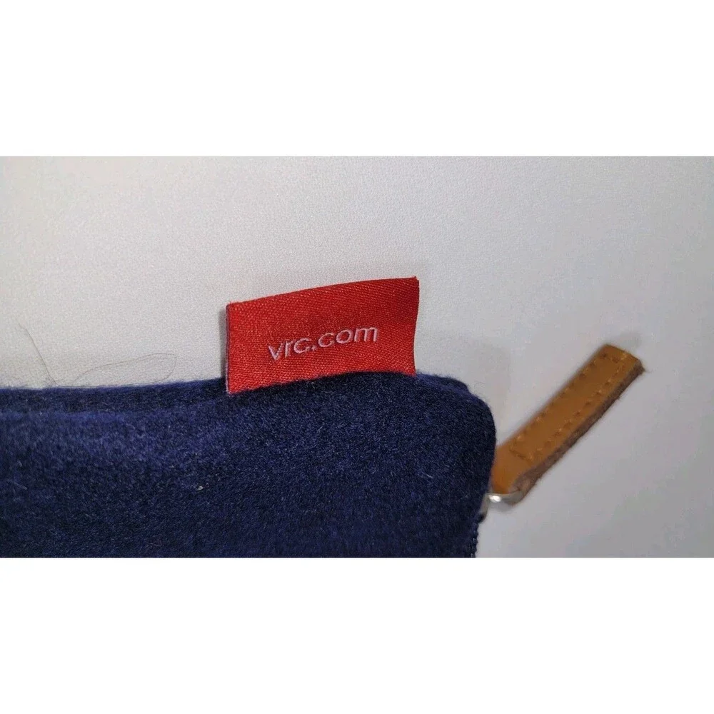Viking Cruise Line Wool Zipper Pouch Gray Quote 11